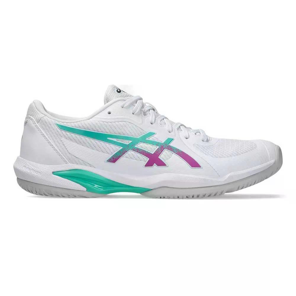 アシックス ソリューション スイフト FF 2 オールコート テニス シューズ （ White/DigitalSakura ） | ASICS Solution Swift FF 2 All Court Tennis Shoes [t]