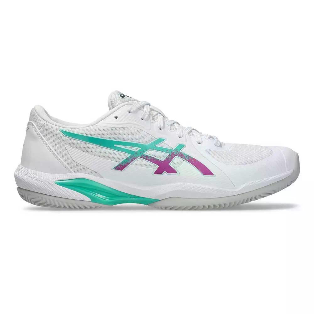 アシックス ソリューション スイフト FF 2 クレーコート テニス シューズ （ White/DigitalSakura ） | ASICS Solution Swift FF 2 Clay Court Tennis Shoes [t]