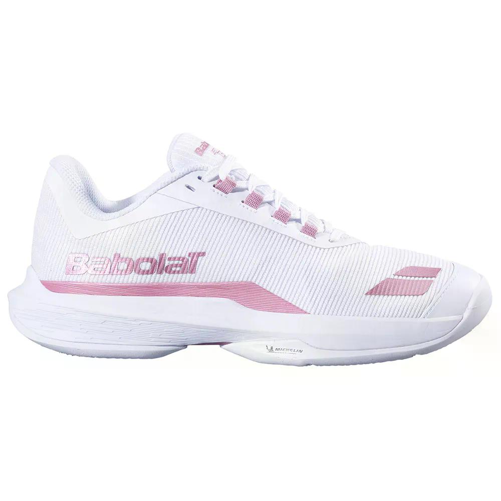 樂天商城 - バボラ ジェット テレ 2 クレーコート テニス シューズ ウィメンズ （ White/GoldPink ） | BABOLAT Jet Tere 2 Clay Court Tennis Shoes Women's [t]