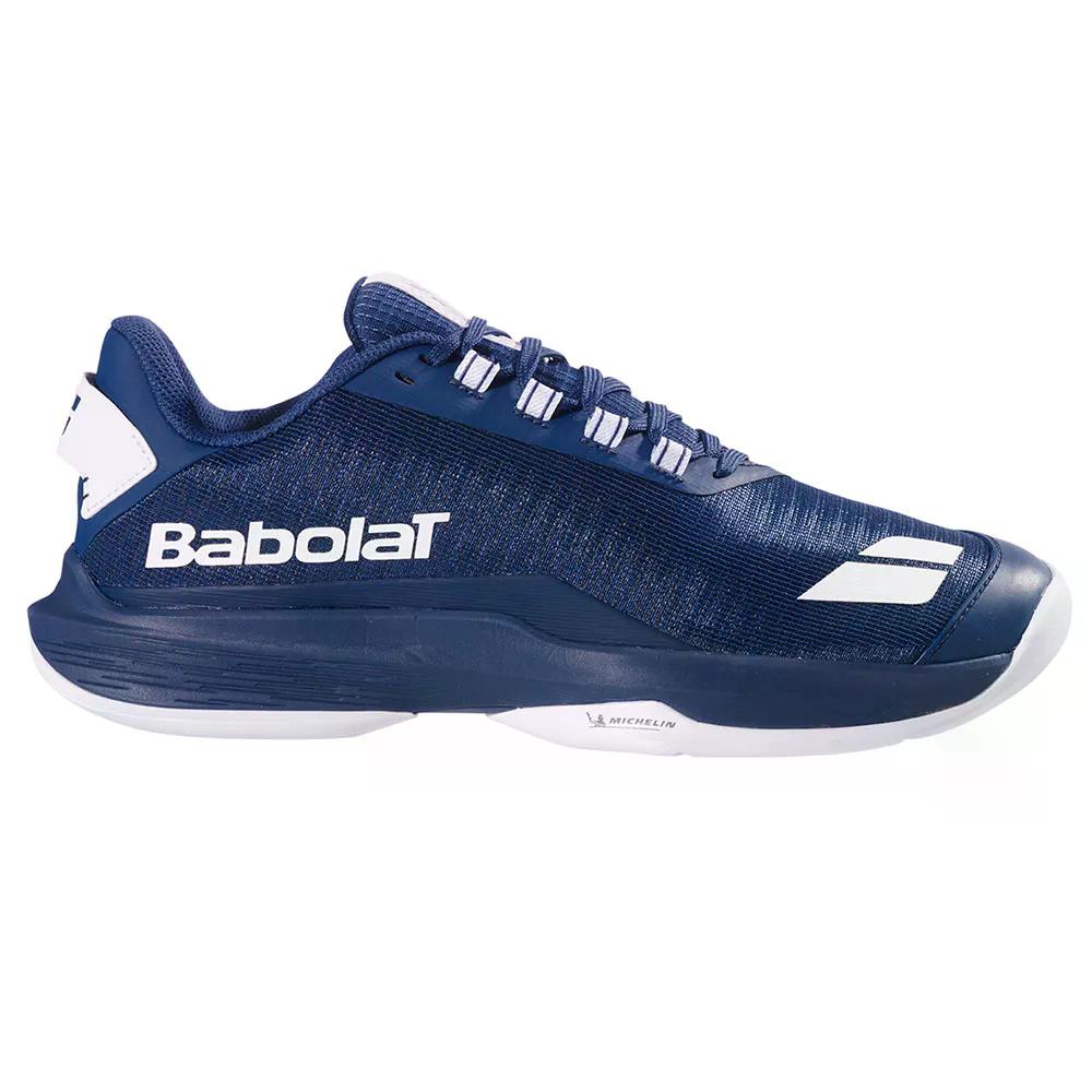 バボラ ジェット テレ 2 プレミアム オールコート テニス シューズ （ DarkBlue ） | BABOLAT Jet Tere 2 Premium All Court Tennis Shoes [t]