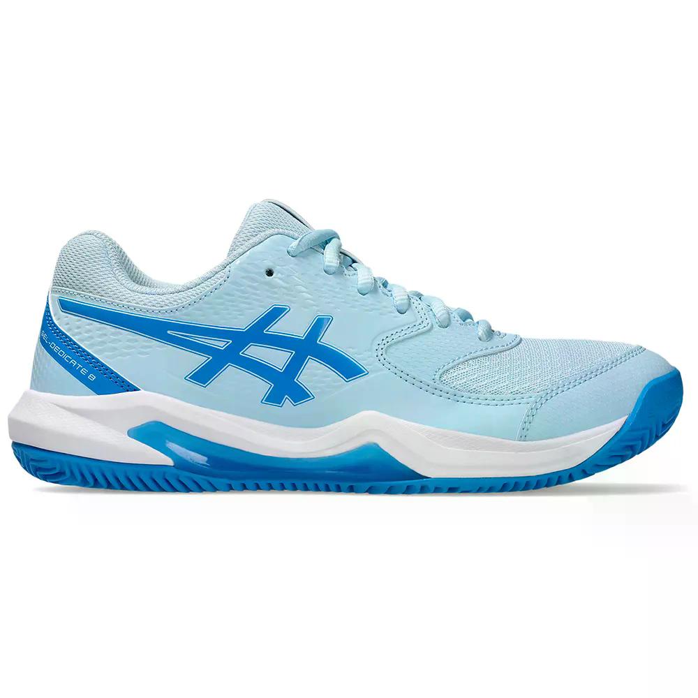 アシックス ゲル デディケート 8 クレーコート テニス シューズ ウィメンズ （ LightBlue/BlueCoast ） | ASICS Gel-Dedicate 8 Clay Court Tennis Shoes Women's [t]