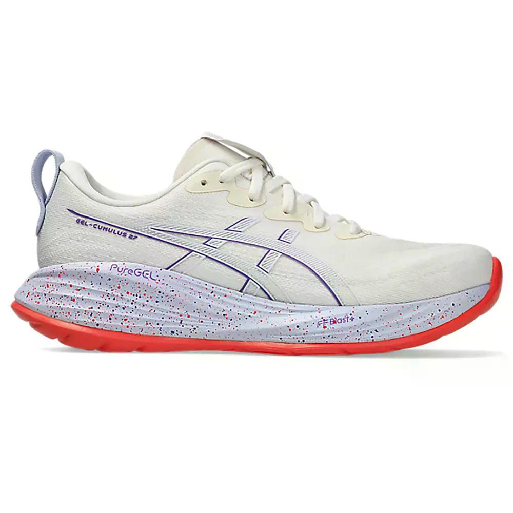アシックス ゲル キュムラス 27 トウキョウ ランニングシューズ （ Cream/EdoPurple ） | ASICS Gel-Cumulus 27 Tokyo running shoes 