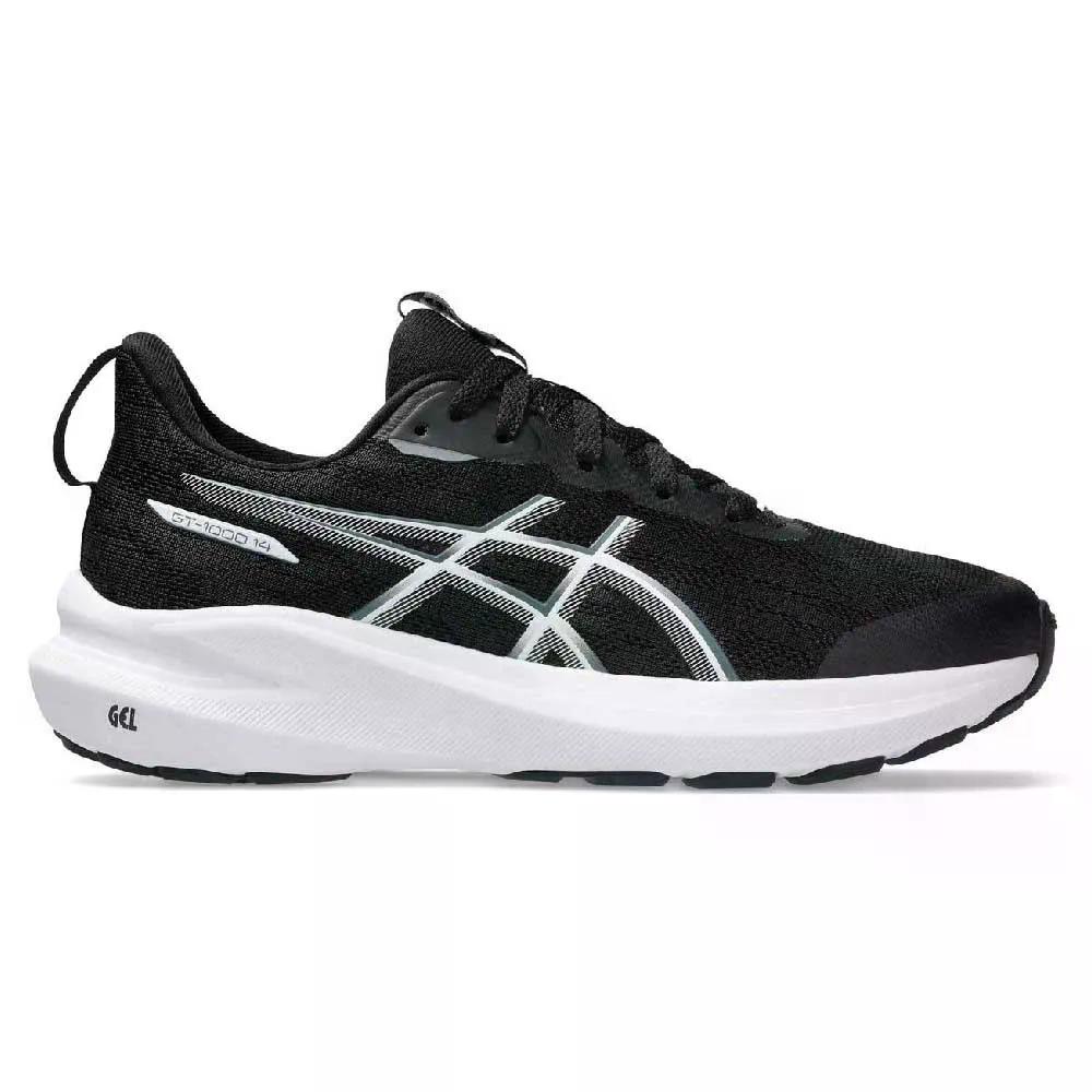 樂天商城 - アシックス ジーティー1000 14 ジーエス ジュニア ランニングシューズ （ Black/SteelGrey ） | ASICS GT-1000 14 GS Junior running shoes [t]