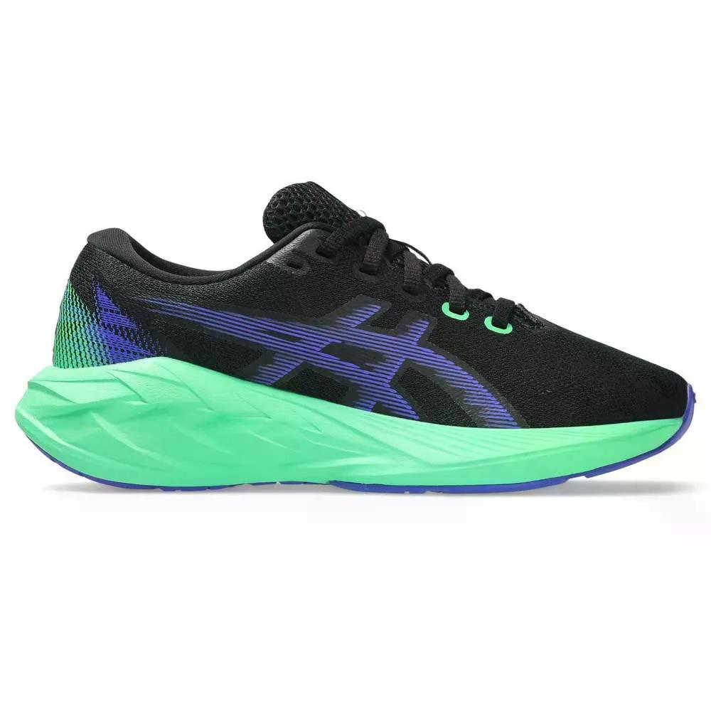 アシックス ノヴァブラスト 5 ジーエス ジュニア ランニングシューズ （ Black/CobaltBurst ） | ASICS Novablast 5 GS Junior running shoes 