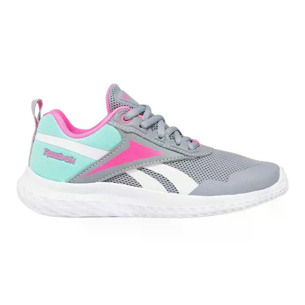 リーボック ボーイズ ラッシュ ランナー 5 スニーカー （ ColdGrey3/CyberMintF23/TruePink ） | REEBOK Boys Rush Runner 5 Sneakers 