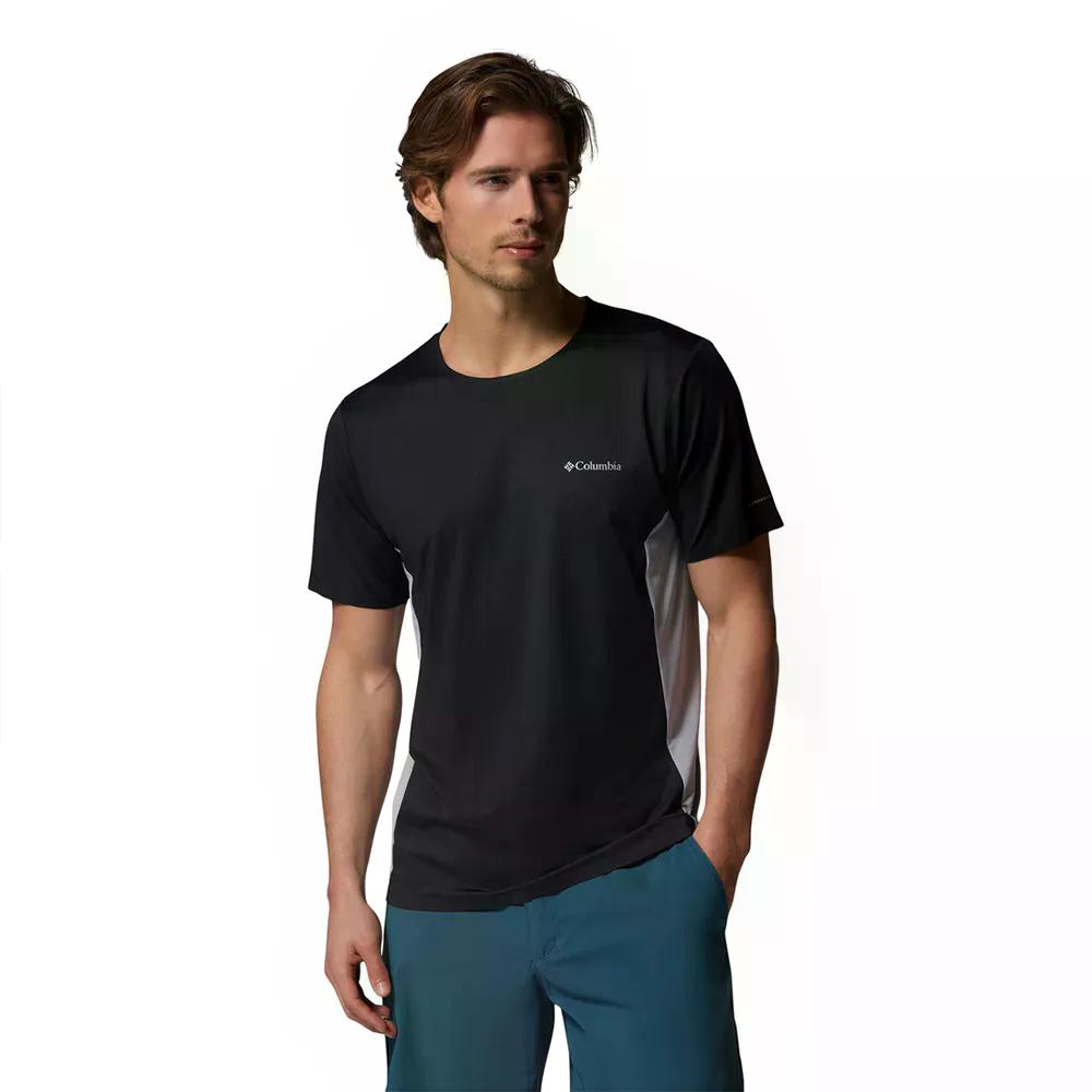 樂天商城 - コロンビア スリー ピッチ ショートスリーブ Tシャツ （ Black/ColumbiaGrey ） | COLUMBIA Three Pitch Short Sleeve T-Shirt [t]