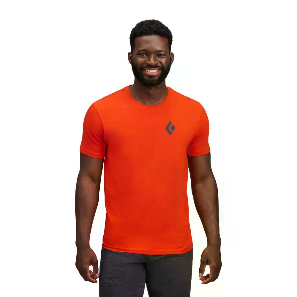 樂天商城 - ブラックダイヤモンド イクイップメント フォー アルピニスツ ショートスリーブ Tシャツ （ Octane ） | BLACK DIAMOND Equipment For Alpinists Short Sleeve T-Shirt [t]