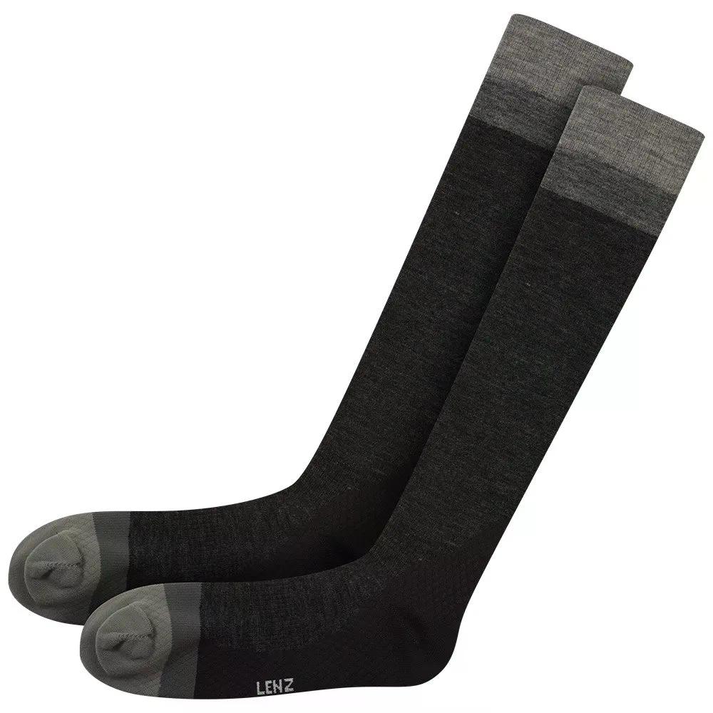 レンツ メリノ コンプレッション 1 ニーハイ ソックス （ Darkgrey ） | LENZ Merino Compression 1 Knee-High Socks 