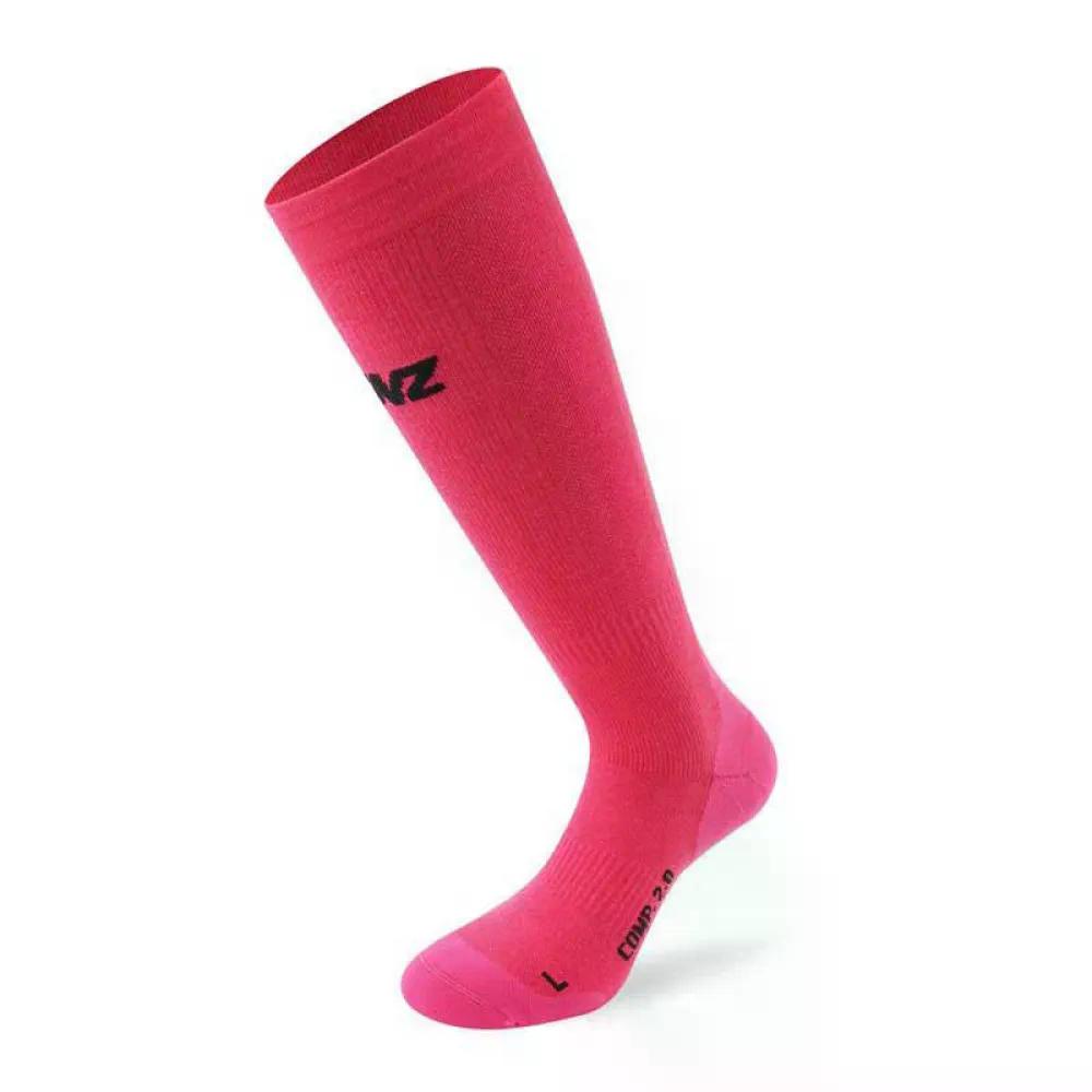 レンツ コンプレッション 2.0 メリノ ニーハイ ソックス （ Pink ） | LENZ Compression 2.0 Merino Knee-High Socks 