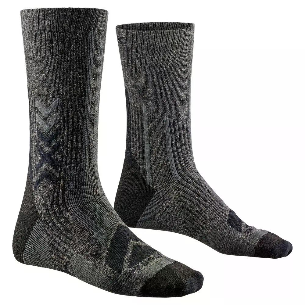 Rakuten - X-SOCKS Hike Perform Merino Crew 靴下 （ Black/Charcoal ） [t]