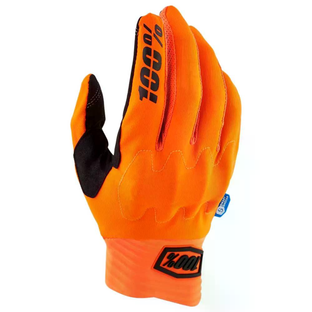 100% コグニート スマートショック グローブ （ FluoOrange ） | 100% Cognito Smart Shock Gloves [t]