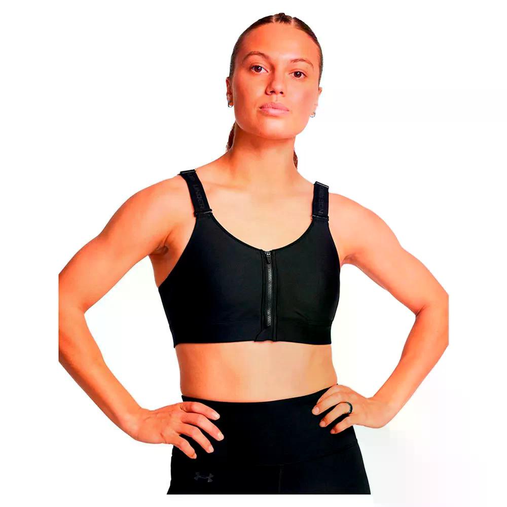 アンダーアーマー インフィニティ ジップ 2.0 ハイサポート スポーツブラ （ Black/Black ） | UNDER ARMOUR Infinity Zip 2.0 High-Support Sports Bra 