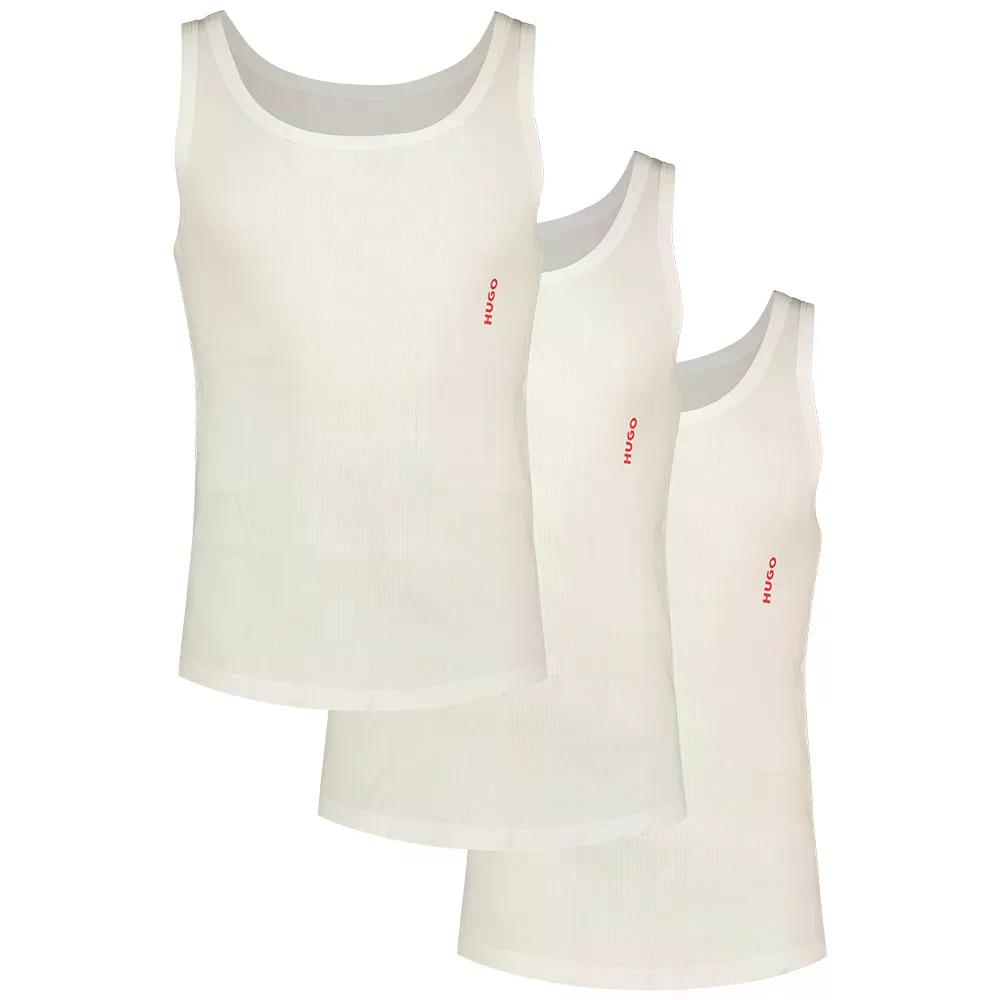 樂天商城 - ヒューゴ 10273178 01 スリーブレス ベースレイヤー 3ユニット （ White ） | HUGO 10273178 01 sleeveless base layer 3 units [t]