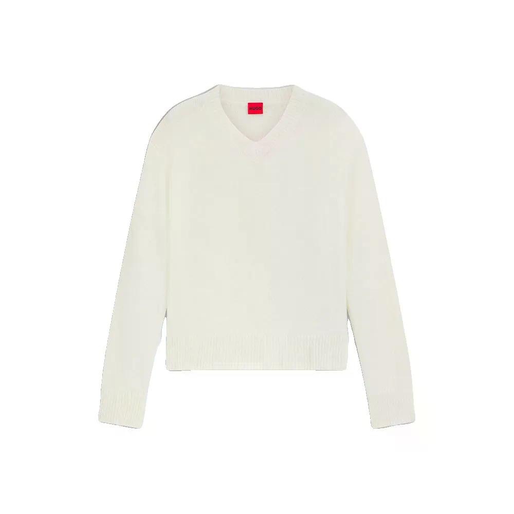 ヒューゴ ソラヌ 10272919 01 セーター ウーマン （ OpenWhite ） | HUGO Solanu 10272919 01 sweater woman [t]