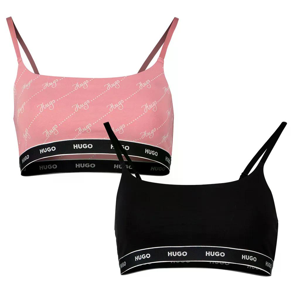 ヒューゴ 10272521 ブラレット ブラ 2ユニット （ OpenPink ） | HUGO 10272521 Bralette bra 2 units [t]