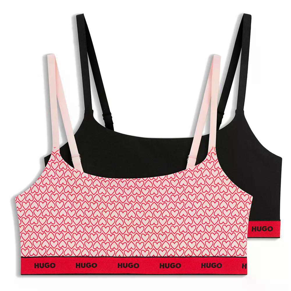 HUGO 10272521 Bralette �֥� 2 ��˥å� �� OpenPink �� [t]