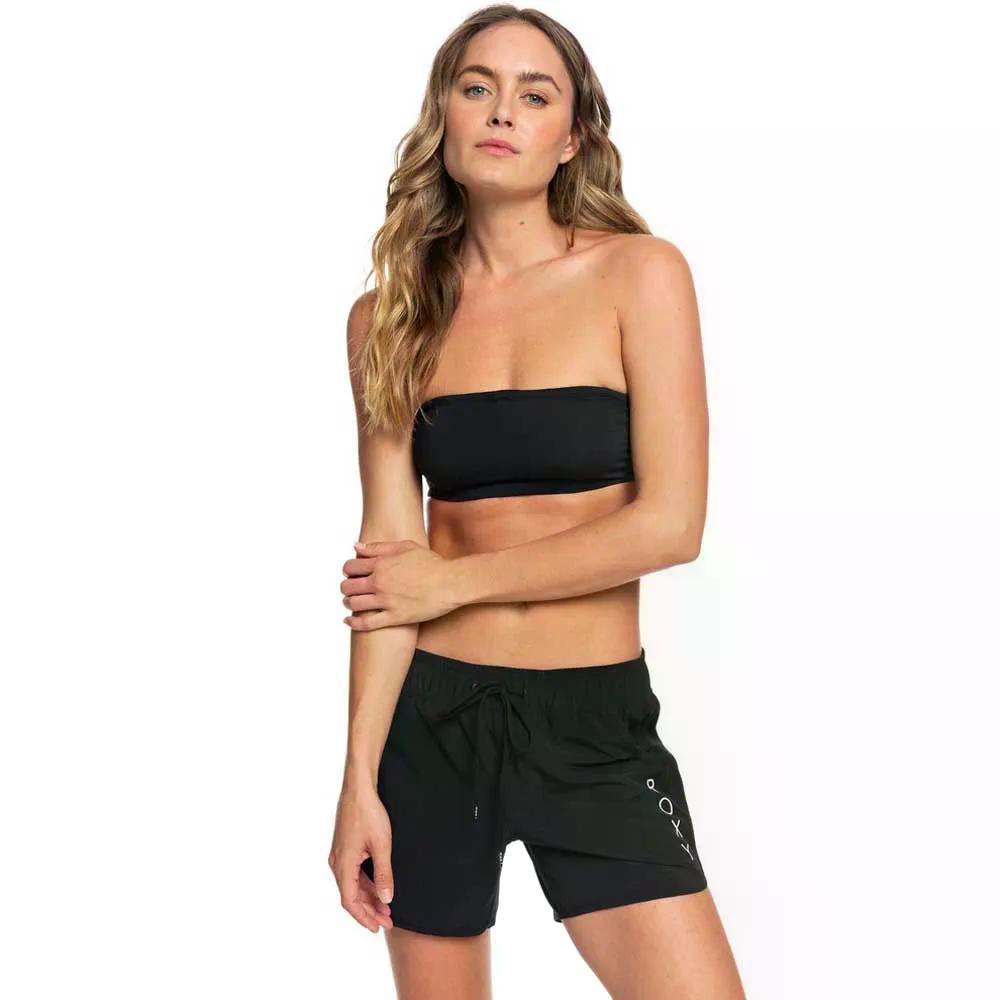 樂天商城 - ロキシー カレント クールネス スイムスーツ （ Anthracite ） | ROXY Classics 5-Inch Boardshorts Women [t]