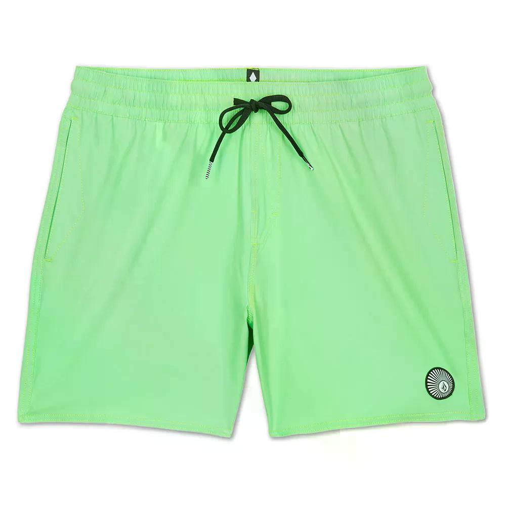 クライムスワールド 楽天市場店のボルコム リド ソリッド 16インチ スイムトランクス （ IslandGreen ） | VOLCOM Lido Solid 16-Inch Swim Trunks [t]｜アングル3