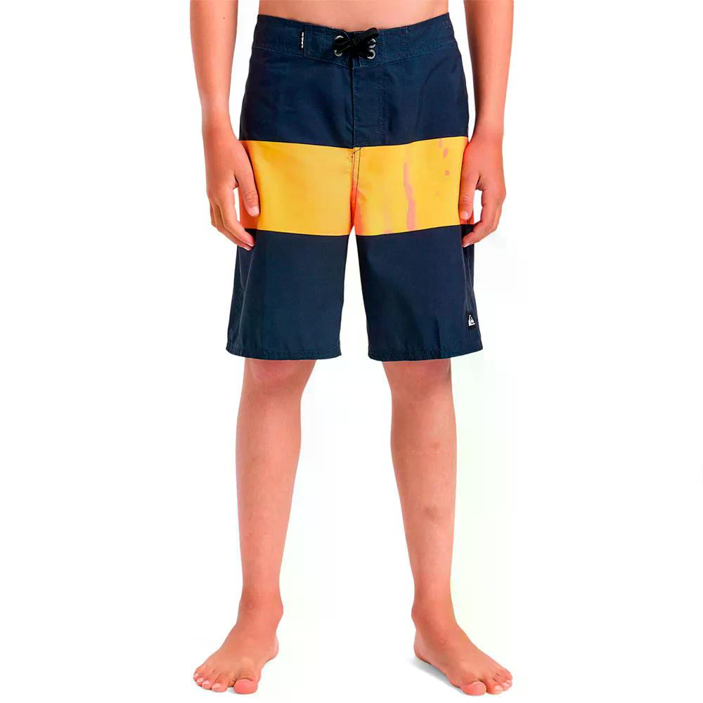 樂天商城 - クイックシルバー エブリデイ パネル 17 ジュニア スイムショーツ （ FieryCoralBloomfade ） | QUIKSILVER Everyday Panel 17 Junior Swim Shorts [t]