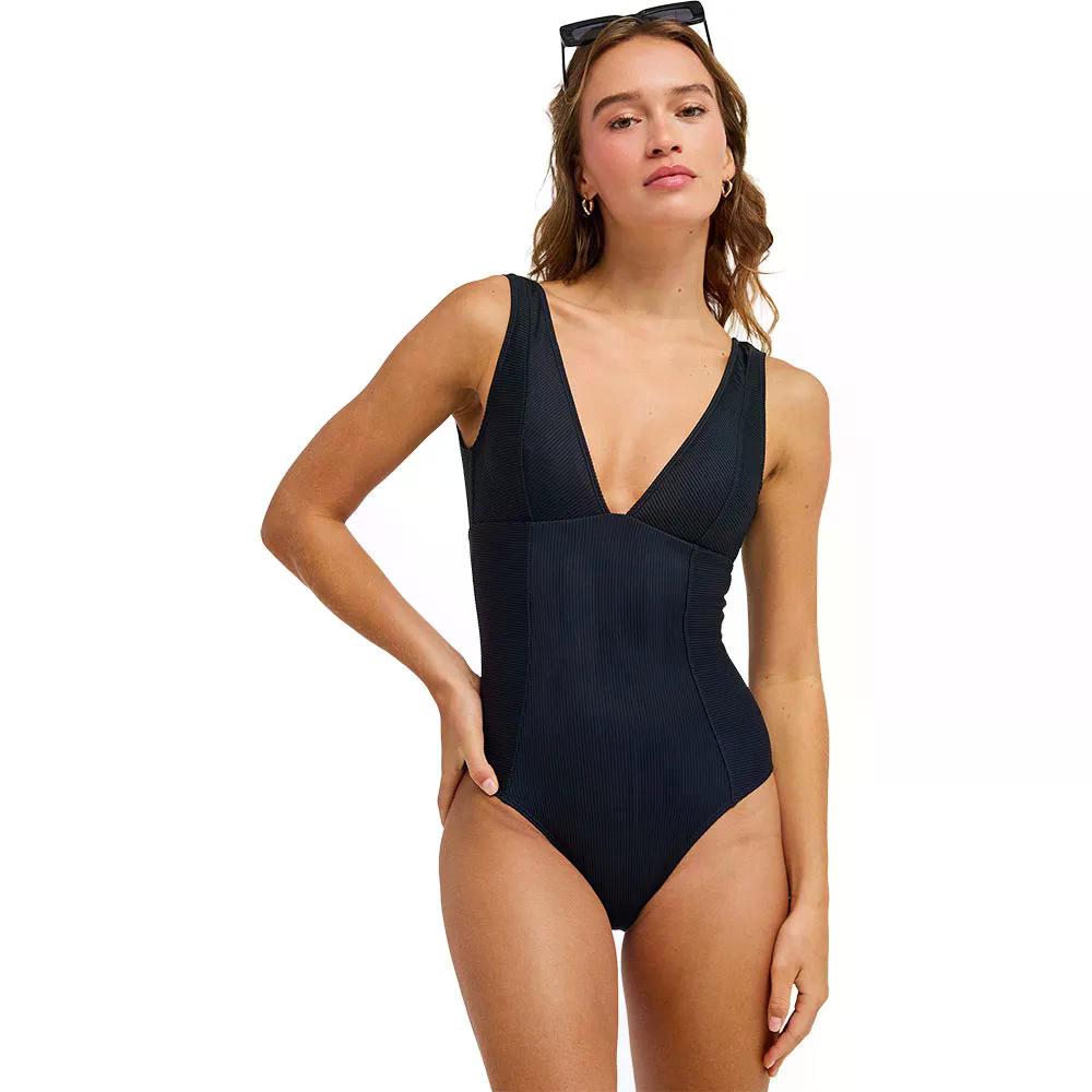 ロキシー ラブ エロンゲーテッド スイムスーツ レディース （ Anthracite ） | ROXY Love Elongated Swimsuit Women's [t]