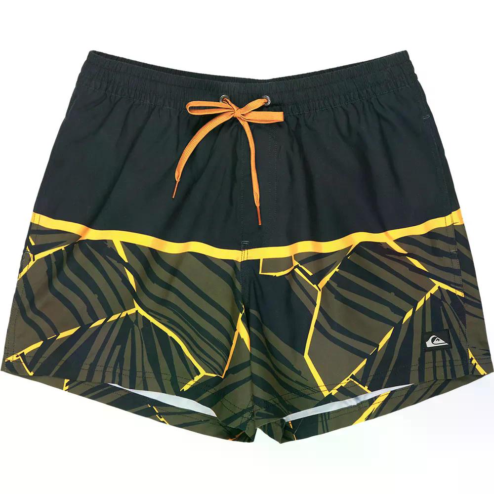 クイックシルバー エブリデイ プールサイダー 15インチ スイムショーツ （ BlackPanelNatGeo ） QUIKSILVER Everyday Poolsider 15 039 039 Swim Shorts t