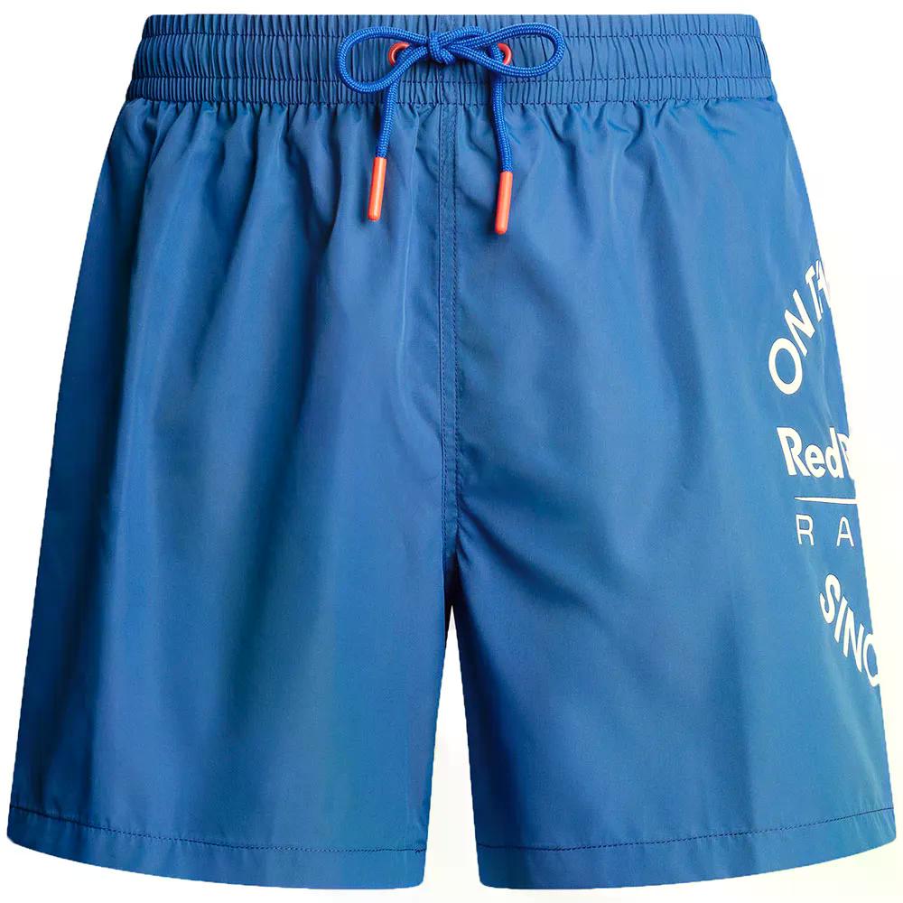 樂天商城 - レッドブル レーシング サークル ロゴ スイムショーツ （ BrightBlue ） | RED BULL RACING Circle Logo Swim Shorts [t]