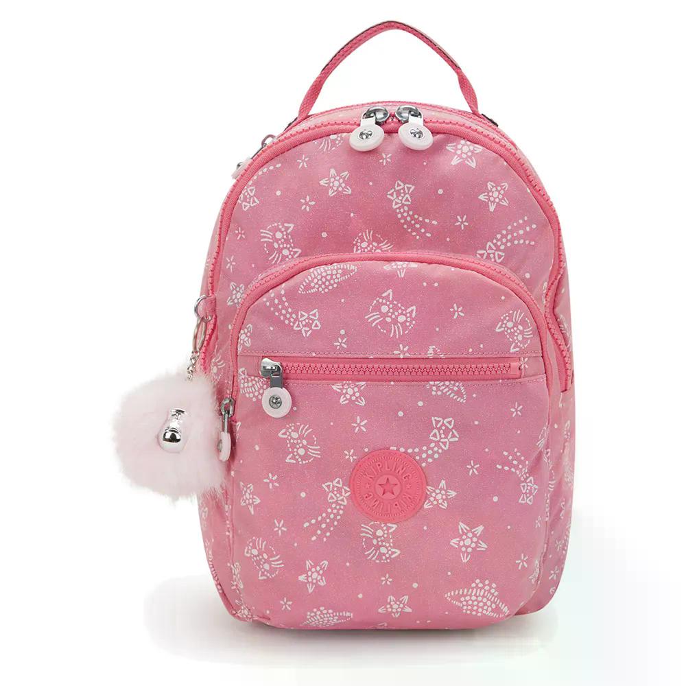 樂天商城 - キプリング ソウル S 14L ジュニア バックパック （ GlitterCats ） | KIPLING Seoul S 14L Junior backpack [t]
