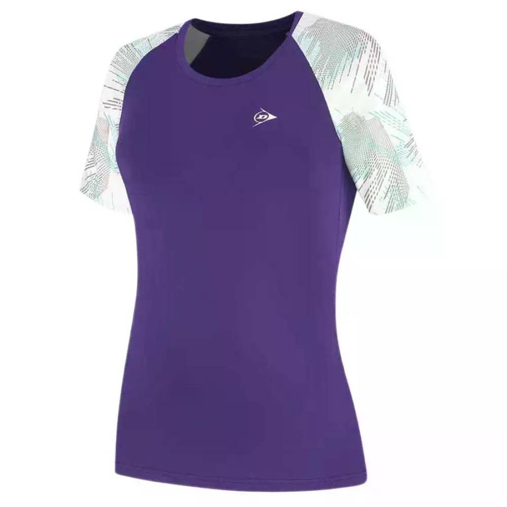 Dunlop Game 2 半袖Tシャツ （ VioletIndigo/White/AventurineGreen ） 