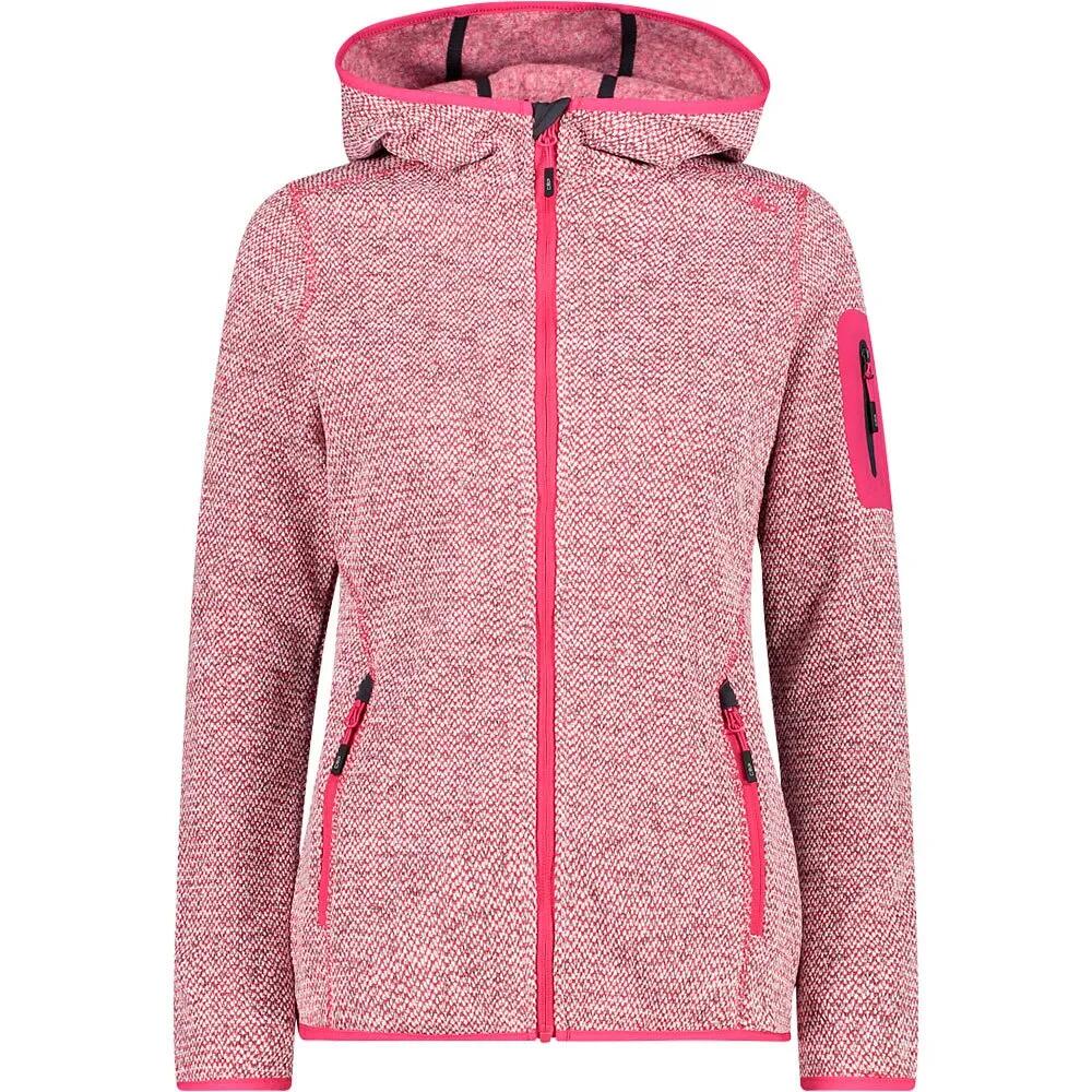 CMP 3H19826 フーディ フリース レディース （ Fuchsia / White ） | CMP 3H19826 hoodie fleece Women [t]
