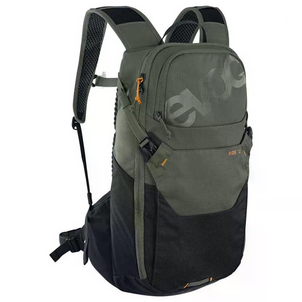 エヴォック ライド 12L ＋ 2L ハイドレーション バックパック （ Olive/Black ） | EVOC Ride 12L + 2L hydration backpack [t]