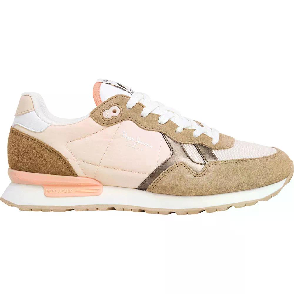 ペペ ジーンズ ブリット キャンプ スニーカー レディース （ CamelBeige ） | PEPE JEANS Brit Camp trainers Womens [t]
