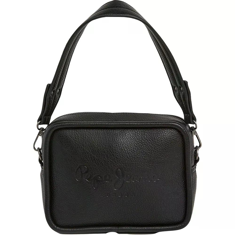 ペペ ジーンズ バッシー コード ショルダー バッグ （ Black ） | PEPE JEANS Bassy Code shoulder bag 