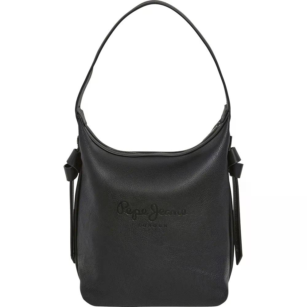 ペペ ジーンズ キャディ コード ショルダー バッグ （ Black ） | PEPE JEANS Caddy Code shoulder bag [t]