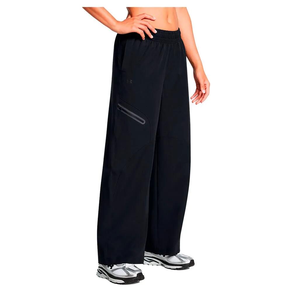 アンダー アーマー アンストッパブル ウーブン ワイド レッグ パンツ レディース （ Black / Black ） | UNDER ARMOUR Unstoppable Woven Wide Leg pants Women [t]