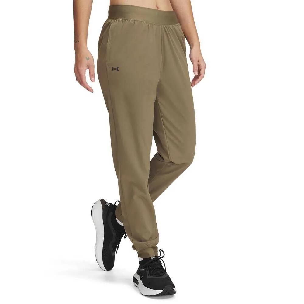 アンダー アーマー ライバル ハイ ライズ ウーブン パンツ レディース （ Bayou / Black ） | UNDER ARMOUR Rival Hi Rise Woven pants Women [t]