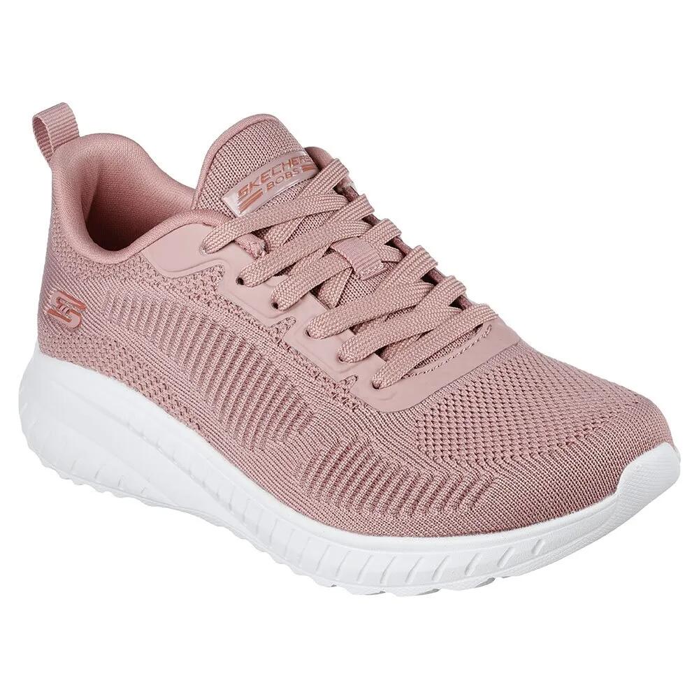 スケッチャーズ ボブズ スクワッド カオス シューズ レディース （ Blush Engineered Knit ） | SKECHERS Bobs Squad Chaos shoes Women [t]