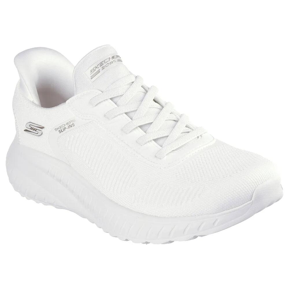 スケッチャーズ ボブズ スクワッド カオス カレント ミュー シューズ レディース （ Off White Textile ） SKECHERS Bobs Squad Chaos Current Mu shoes Women t