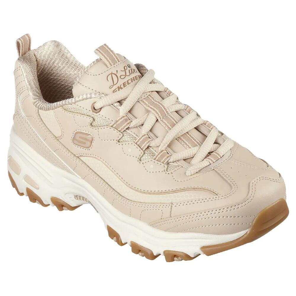 スケッチャーズ D´ライツ シューズ レディース （ Natural Leather / Duraleather / Gum Trim ） | SKECHERS D´Lites shoes Women [t]