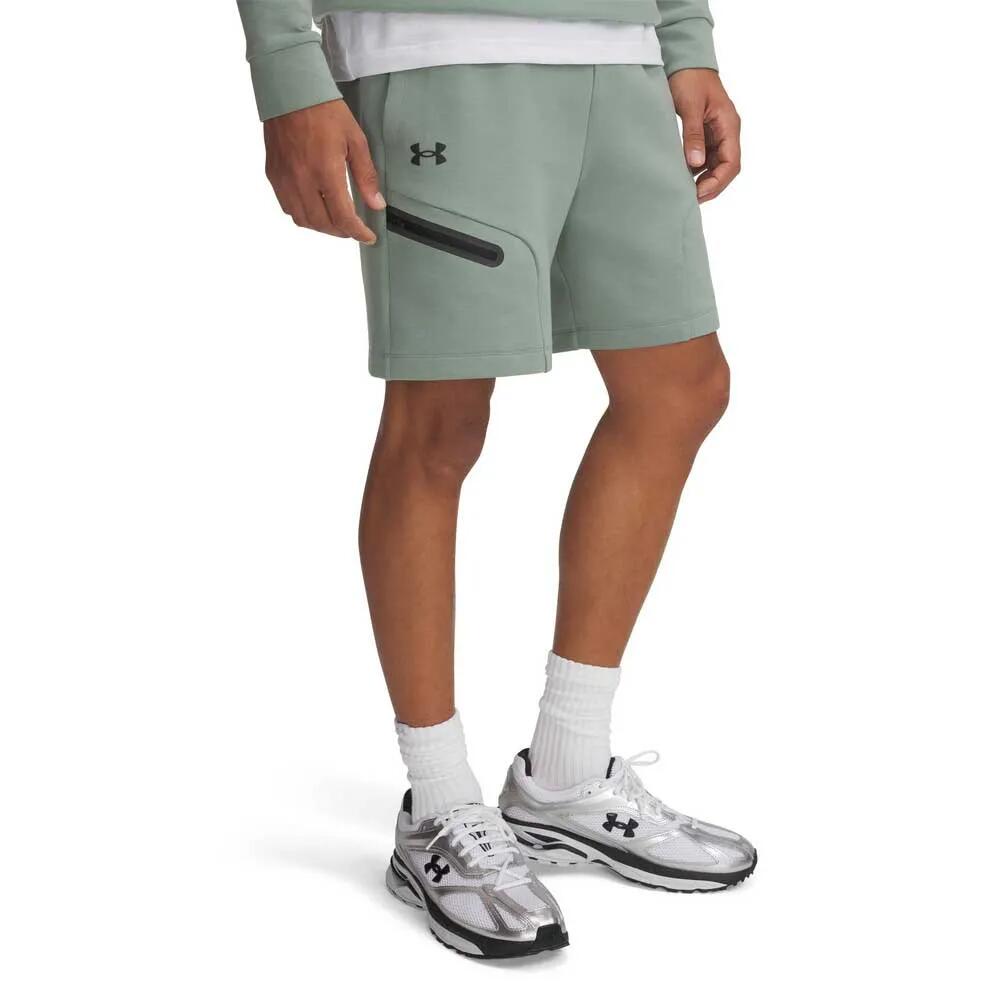 アンダーアーマー アンストッパブル フリース ショーツ （ Silica Green / Black ） | UNDER ARMOUR Unstoppable Fleece shorts [t]