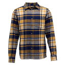 ブラックダイヤモンド プロジェクト フランネル ロングスリーブ シャツ ( Indigo / Gold Plaid ) | BLACK DIAMOND Proj...