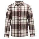ブラックダイヤモンド プロジェクト ヘヴィ フランネル ロングスリーブ シャツ ( Burgundy / Off White Plaid ) | BLACK D...