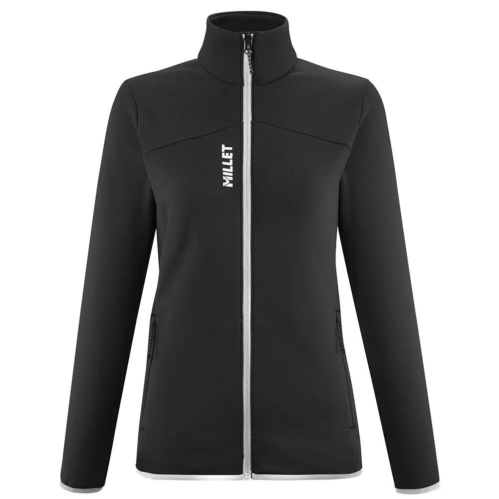ミレー セネカ フルジップ フリース レディース （ Black ） | MILLET Seneca full zip fleece Women 
