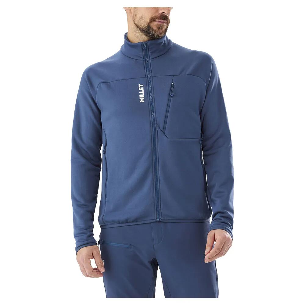 ミレー セネカ フルジップ フリース （ Dark Denim ） | MILLET Seneca full zip fleece 