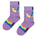 ハッピーソックス レインボー テイル ガールズ クルー ソックス ( Purple ) | HAPPY SOCKS Rainbow tail Girls cre...