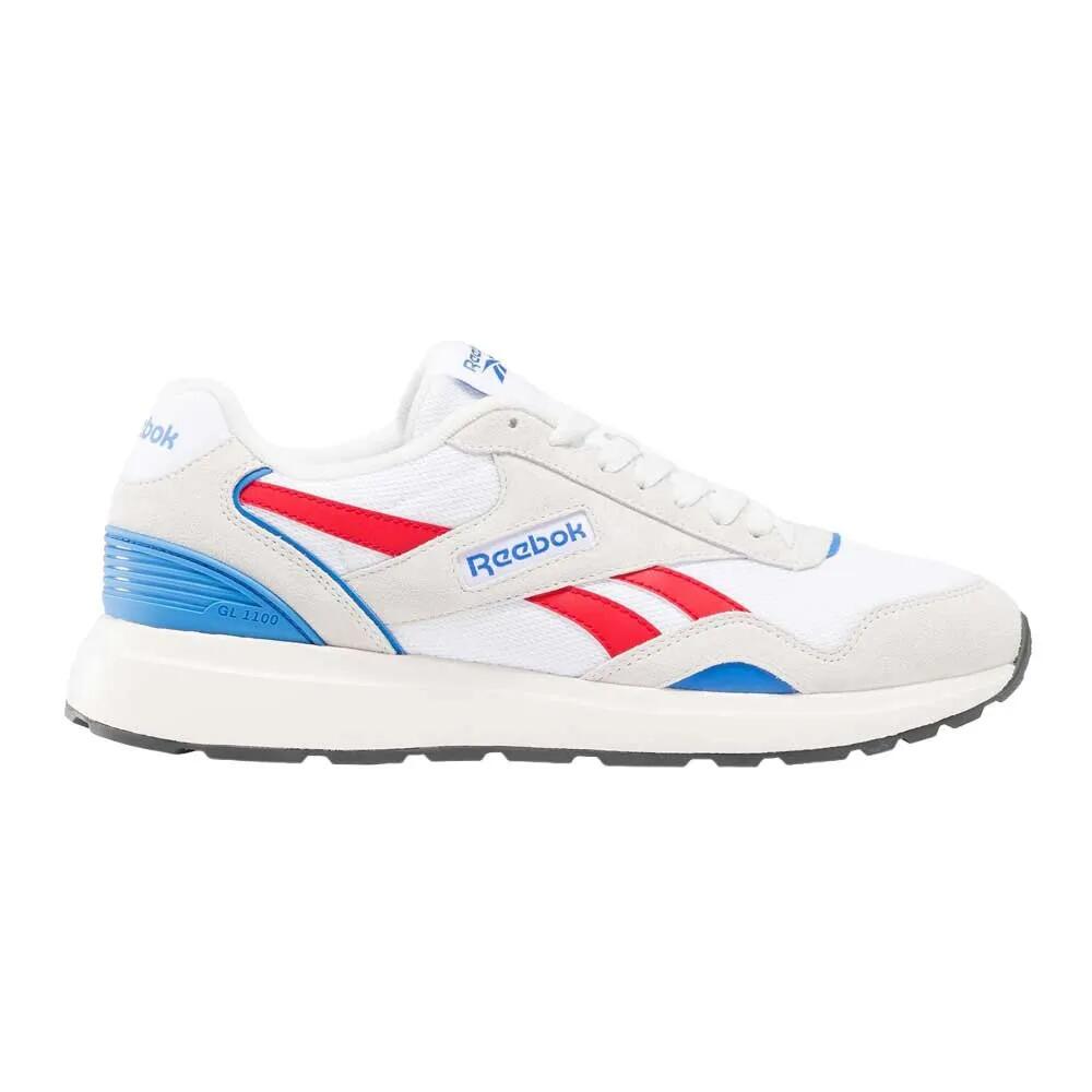リーボック GL1100 スニーカー （ Barelygry / Vectred / Kineticblue ） | REEBOK Gl1100 trainers 
