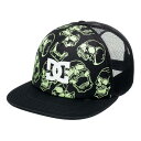 ディーシーシューズ ガス ステーション トラッカー キャップ ( GlowSkully ) | DC SHOES Gas Station trucker cap...