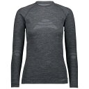 CMP シームレス スウェット 39Y4006 ロングスリーブ ベース レイヤー レディース ( Black Melange ) | CMP Seamless ...
