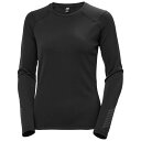 ヘリーハンセン リファ アクティブ クルー ロングスリーブ ベース レイヤー レディース ( Black ) | HELLY HANSEN Lifa Activ...