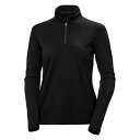 ヘリーハンセン メリノ ロングスリーブ ベース レイヤー レディース ( Black ) | HELLY HANSEN Merino Long Sleeve B...
