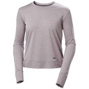 ヘリーハンセン スヴァール ロングスリーブ ベース レイヤー レディース ( Purple Clay ) | HELLY HANSEN Sval Long Sl...